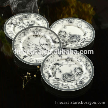 7.5 Inches Elegant Bulk White Dessert Plates